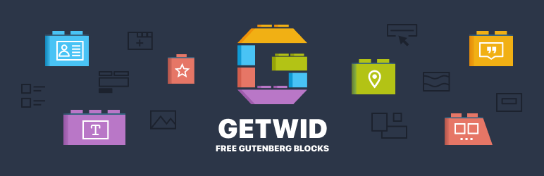 Gutenberg block plugin Getwid's banner