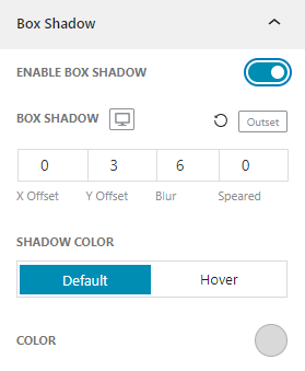 custom button box shadow