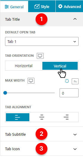 customize tabs in WordPress